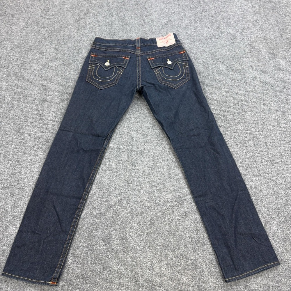 True Religion Section Skinny Flap SN Jeans Mens 34x34 Blue Rinse‎ Denim Pants